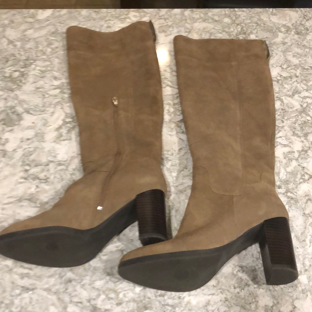 Nine west over the knee, suede boots almost new